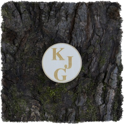 Sperrholzmarke, Holzmarke, Holzchip, Wertchip rund 45 mm.