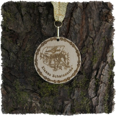 Holzmedaillen rund 60  mm