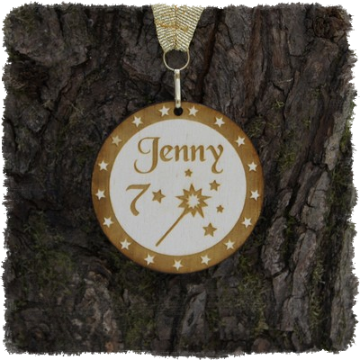 Sperrholzmedaille, Holzmedaille rund 70 mm.