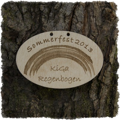 Holzmedaillen Sonderformen Laserkonturgeschnitten.