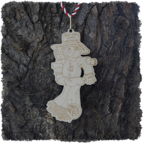 Sperrholzplakette, Holzplakettle, Sonderform, Laserkonturgeschnitten.